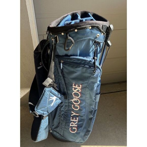 TaylorMade Retif Goosen Grey Goose Stand Bag No Rain Cover - Rare - Picture 2 of 5